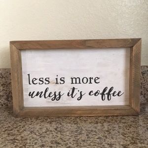 Hobby Lobby Coffee Sign